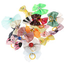 2Pcs Pet Dog Cat Puppy Bowtie Adjustable Necktie Collar Bowknot Cute Bow Tie Ne@