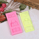 Vivid Wallet Handbag Purse Silicone Fondant Soap Cake Mold Cupcake Candy Tool JR