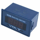 V68A Red LED 3 digits AC 0-500V Digital Voltage Meters Dark Blue