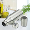Stainless Oil Dispenser Oil Vinegar Pourer Bottle Olive Oil Container 1000ml