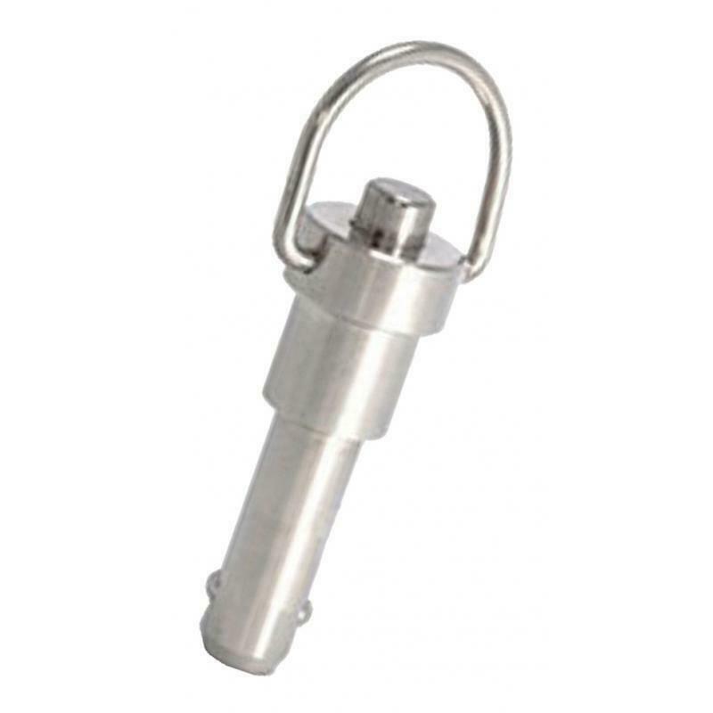 2 Pieces Push Pull Ball Lock Pins Ball Release Quick Ball Lock Pin 20mm