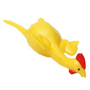 Rubber Egg Laying Plucked Bald Chicken Stress Relief Squeeze Ball Reliever  Y7O1