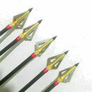 6 PCs Brass broadheads Arrowhead Arrow heads 100 Grain quality Fa High Z8I1 R5A0