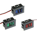 DC Digital Voltmeter Head 0.36 inch LED Digital Voltmeter DC 4.5-30V MotorcyA7J8