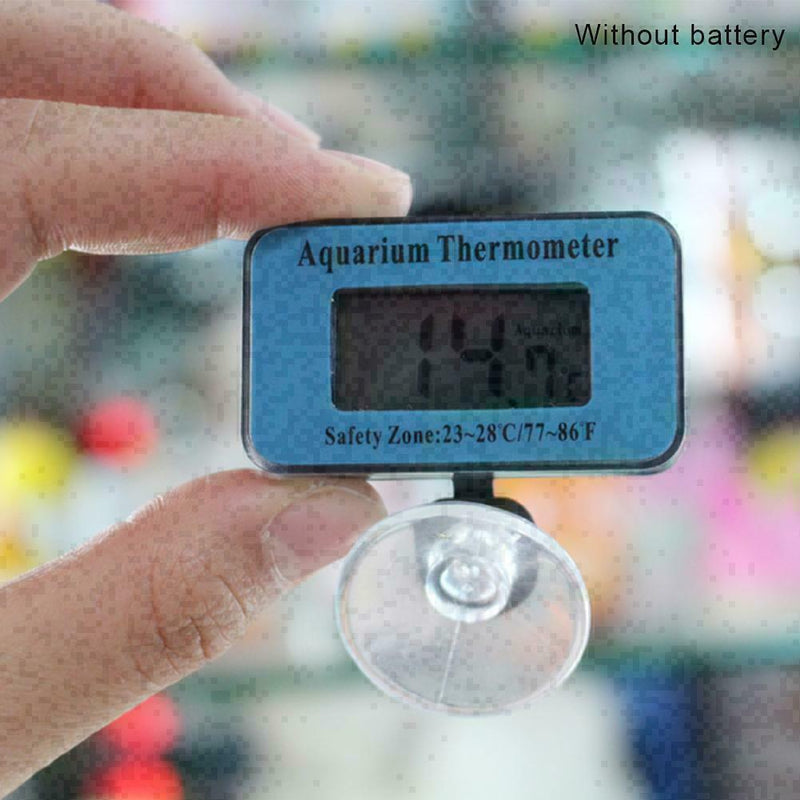 Blue Digital LCD Aquarium Fish Temperature Tank Waterproof Meter Thermomete F3Z5