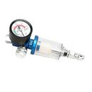 1/4" Air Filter Pressure Regulator Water Moisture Trap with Gauge Adjustable