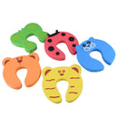 5x Baby Safety Foam Door Jammer Guard Finger Protector Stoppers Animal Designs