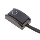 12V 200mA Automotive Plastic Push Button Mini Switch Light Lamp Control