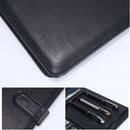 8 Packets File Folder A4 PU Ring Binder Display Book Folders With Calculato
