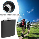 6oz Matte Mini Flagon Outdoor Drinkware Portable Stainless Steel Hip Flask