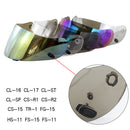 2 Piece  Full Face Helmet Visor For HJC CL-15 AC-12 IS-16 CS-R2