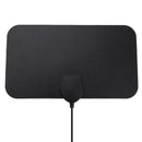 Flat 1080P TV Amplified Indoor Digital Antenna 50Miles Range Signal Booster A