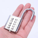 Anti-theft Button Combination Padlock Digit Push Password Lock Zinc Alloy S A8I4