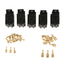 5x Automotive Relay Socket Connector Terminals 40Amp 12V For Marine Motorhome