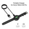 USB Charging Cable Base Adapter for Huawei Honor Smart Watch GS Pro (Black)