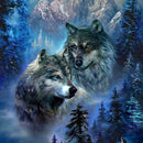 4 Pack Wolf Cat DIY 5D Diamond Painting Kits Full Drill Cross Stitch Home Decor