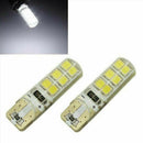 10x Xenon White T10 W5W 12-SMD 2835 LED Canbus Error Free Silica Light-B Hn
