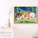 Dog Diamond Painting 5D DIY Full Round Drill Mosaic Animal Rhinestone Kits