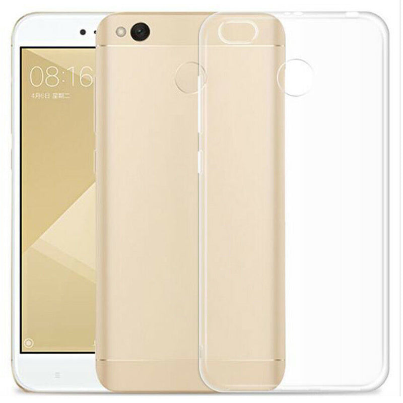 Premium Silicone Protective Case Cover+Anti-Scratch Tempered Film For Redmi 4X