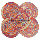 Braided Colorful Round Place Mats for Kitchen Dining Table Runner Heat Insu M4V4