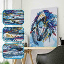 Special shape diamond painting DIY5D cross stitch set crystal animal combin I8O0