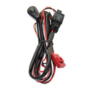 Wiring Harness Kit w/ Fuse Relay Switch for LED Light Bar Fog Light Bar Off A