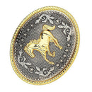 Engraved Animal Horse Oval Cowboy Belt Buckle Rodeo Mens Fashion Jewelry