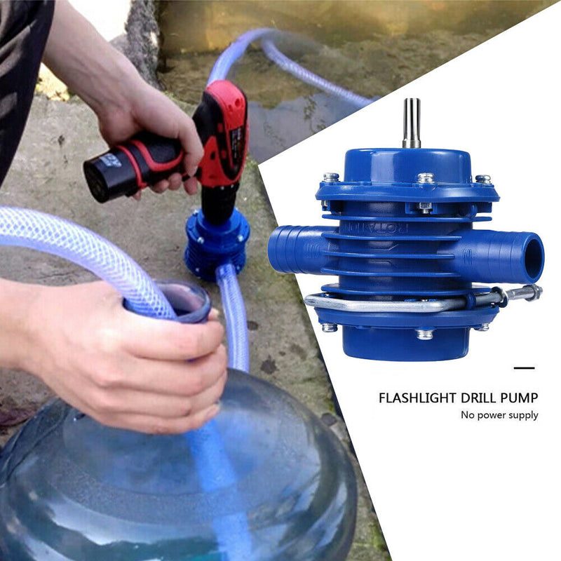 Micro Household Centrifugal Pump Self-Priming Hand Electric Drill Oil Water Pump