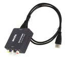 Composite AV CVBS 3RCA to HDMI Video Converter 1080p Upscaler with Power SKS