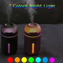 Portable Mini Usb Humidifier,310Ml Ultrasonic Mist Humidifier With 7 Colors