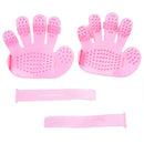 2 Pcs glove Massage remove hairs of animals dogs cats brush new