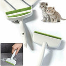 Pet Dog Fur Hair Lint Remover Clean Brush Wizard Double-Head Clothes Sofa Dust-