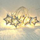 LED Five-pointed Star Light Fairy String Lamp Party Wedding Christmas Decor