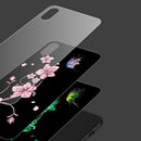 Tempered Glass Phone Case w/ Non-toxic Fluorescent Layer for iPhoneXS Max