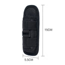 Flashlight Pouch Holster Belt Carry Case Holder w/360 Degrees Rotating Clip