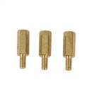 50 Pcs M3 Male x M3 Female 11mm Length Brass Screw Thread PCB Stand-off Spa P6G5
