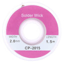 5PCS 5ft 2.0mm Desoldering Braid Solder Remover Sucker Flux Wick Cable Wire Lead