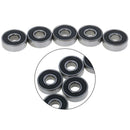 5Pcs Black ABEC-7 608RS Skateboard Roller Sealed Ball Bearings 8x22_AUA Gw