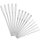 15 Pieces Blunt Needles stainless steel Large-Eye Yarn Knitting Needles Sew W1U3