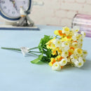 Bouquet Artificial Campanula Silk Flowers Wedding Party Home Decoration yel