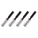 4 Pack 8mm Shank Bottom Cleaning Straight/ Dado Router Bit 6mm Wood Cutting