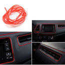 5M Car Decor Thread Indoor Auto Interior Accessories Red Clipping Threadã€NewOZ