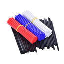 36x Black Universal Moto Dirt Bike Enduro Off Road Wheel RIM Spoke Skins covers-