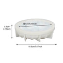 White Mousse With Baking Mold Lantern Cake Styling Cake - Pumpkin Pan Mold GANP