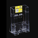 Clear Acrylic Business Card Holder Brochure Desk Stand Pamphlet Display A+