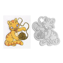 Cutting Die Stencil Scrapbooking Kitten Stamp Paper Card Embossing Craft
