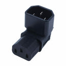 Right Angled IEC Adapter, Up Angled IEC 320 C14 to C13 for LCD/LEC TV Wall