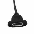 1 ft DP DisplayPort Female to Female Coupler Adapter Extension Cable with S