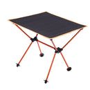 Aluminium Alloy Camping Foldable Table Tavel Picnic Portable Desk Orange