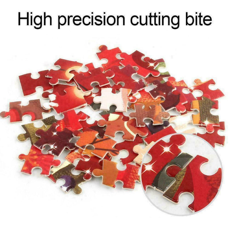 1000pcs 27.55x19.68'' Merry Christmas Jigsaw Puzzle Santa Claus Snowman Pattern